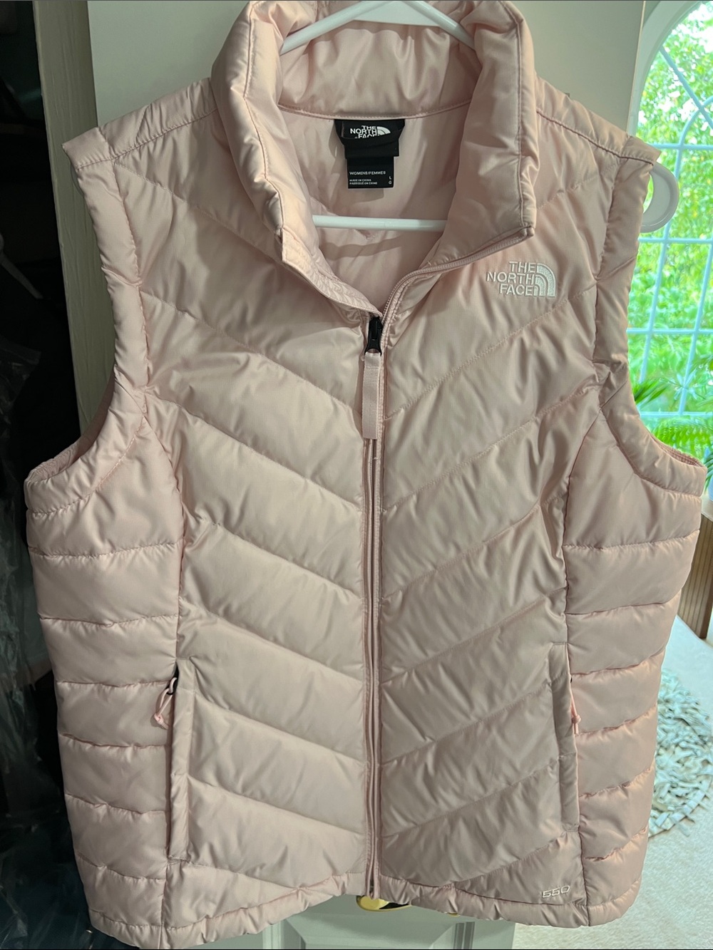 The North Face Women's Light Pink Quilted Insulated Vest